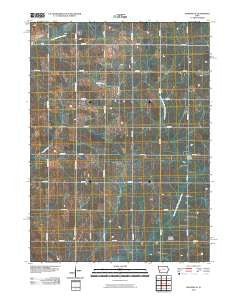 Manning SE Iowa Historical topographic map, 1:24000 scale, 7.5 X 7.5 Minute, Year 2010