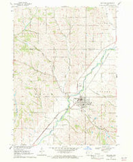 Mapleton Iowa Historical topographic map, 1:24000 scale, 7.5 X 7.5 Minute, Year 1969