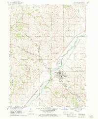Mapleton Iowa Historical topographic map, 1:24000 scale, 7.5 X 7.5 Minute, Year 1969