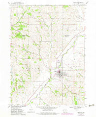 Mapleton Iowa Historical topographic map, 1:24000 scale, 7.5 X 7.5 Minute, Year 1969