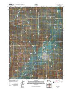 Mapleton Iowa Historical topographic map, 1:24000 scale, 7.5 X 7.5 Minute, Year 2010