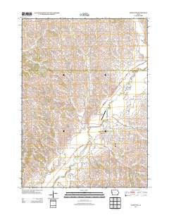 Mapleton Iowa Historical topographic map, 1:24000 scale, 7.5 X 7.5 Minute, Year 2013
