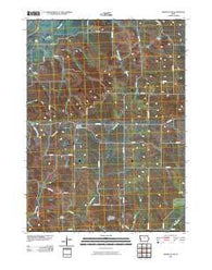 Mapleton SE Iowa Historical topographic map, 1:24000 scale, 7.5 X 7.5 Minute, Year 2010