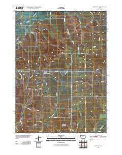 Mapleton SE Iowa Historical topographic map, 1:24000 scale, 7.5 X 7.5 Minute, Year 2010