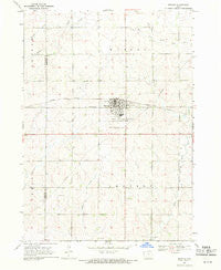 Marcus Iowa Historical topographic map, 1:24000 scale, 7.5 X 7.5 Minute, Year 1969