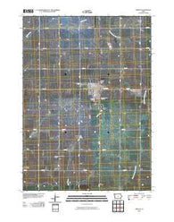 Marcus Iowa Historical topographic map, 1:24000 scale, 7.5 X 7.5 Minute, Year 2010