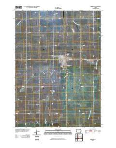 Marcus Iowa Historical topographic map, 1:24000 scale, 7.5 X 7.5 Minute, Year 2010