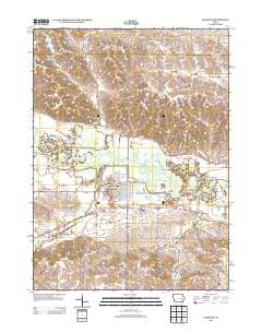 Marengo Iowa Historical topographic map, 1:24000 scale, 7.5 X 7.5 Minute, Year 2013