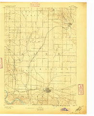 Marion Iowa Historical topographic map, 1:62500 scale, 15 X 15 Minute, Year 1888