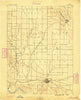 Marion Iowa Historical topographic map, 1:62500 scale, 15 X 15 Minute, Year 1889