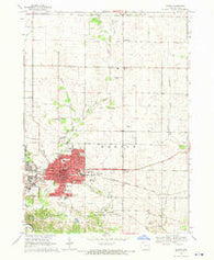 Marion Iowa Historical topographic map, 1:24000 scale, 7.5 X 7.5 Minute, Year 1968