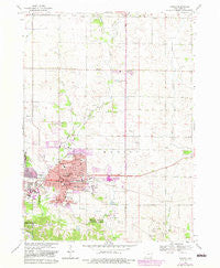 Marion Iowa Historical topographic map, 1:24000 scale, 7.5 X 7.5 Minute, Year 1968