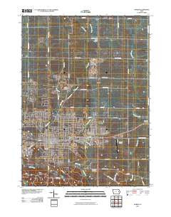 Marion Iowa Historical topographic map, 1:24000 scale, 7.5 X 7.5 Minute, Year 2010