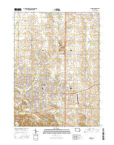 Marion Iowa Current topographic map, 1:24000 scale, 7.5 X 7.5 Minute, Year 2015