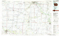 Marshalltown Iowa Historical topographic map, 1:100000 scale, 30 X 60 Minute, Year 1984
