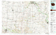 Marshalltown Iowa Historical topographic map, 1:100000 scale, 30 X 60 Minute, Year 1984