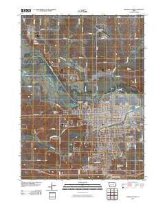 Marshalltown Iowa Historical topographic map, 1:24000 scale, 7.5 X 7.5 Minute, Year 2010