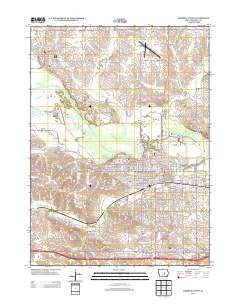 Marshalltown Iowa Historical topographic map, 1:24000 scale, 7.5 X 7.5 Minute, Year 2013