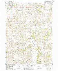 Martensdale Iowa Historical topographic map, 1:24000 scale, 7.5 X 7.5 Minute, Year 1983