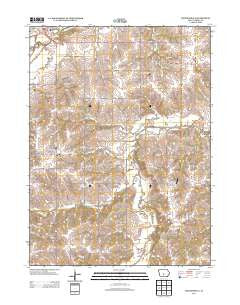 Martensdale Iowa Historical topographic map, 1:24000 scale, 7.5 X 7.5 Minute, Year 2013