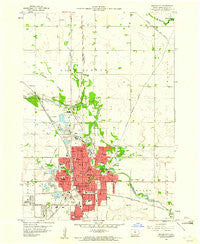 Mason City Iowa Historical topographic map, 1:24000 scale, 7.5 X 7.5 Minute, Year 1959