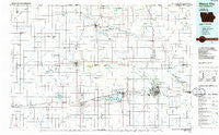 Mason City Iowa Historical topographic map, 1:100000 scale, 30 X 60 Minute, Year 1985