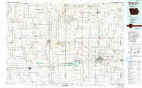 Mason City Iowa Historical topographic map, 1:100000 scale, 30 X 60 Minute, Year 1985