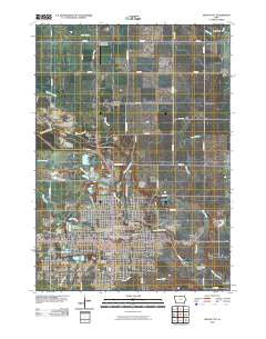 Mason City Iowa Historical topographic map, 1:24000 scale, 7.5 X 7.5 Minute, Year 2010