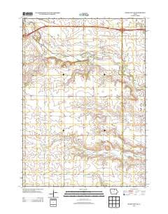 Mason City SE Iowa Historical topographic map, 1:24000 scale, 7.5 X 7.5 Minute, Year 2013