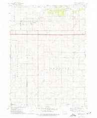 Masonville Iowa Historical topographic map, 1:24000 scale, 7.5 X 7.5 Minute, Year 1973