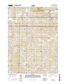 Masonville Iowa Current topographic map, 1:24000 scale, 7.5 X 7.5 Minute, Year 2015