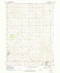 Massena Iowa Historical topographic map, 1:24000 scale, 7.5 X 7.5 Minute, Year 1971