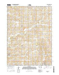Massena Iowa Current topographic map, 1:24000 scale, 7.5 X 7.5 Minute, Year 2015