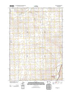 Matlock Iowa Historical topographic map, 1:24000 scale, 7.5 X 7.5 Minute, Year 2013
