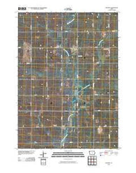 Maurice Iowa Historical topographic map, 1:24000 scale, 7.5 X 7.5 Minute, Year 2010