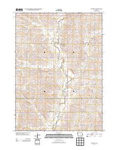 Maurice Iowa Historical topographic map, 1:24000 scale, 7.5 X 7.5 Minute, Year 2013