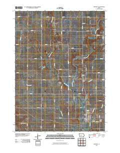 Maxwell Iowa Historical topographic map, 1:24000 scale, 7.5 X 7.5 Minute, Year 2010