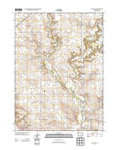 Maxwell Iowa Historical topographic map, 1:24000 scale, 7.5 X 7.5 Minute, Year 2013