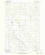 May City Iowa Historical topographic map, 1:24000 scale, 7.5 X 7.5 Minute, Year 1970