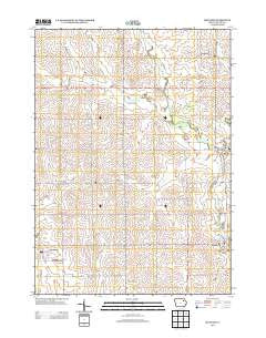 Maynard Iowa Historical topographic map, 1:24000 scale, 7.5 X 7.5 Minute, Year 2013
