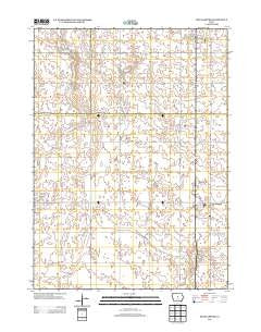 McCallsburg Iowa Historical topographic map, 1:24000 scale, 7.5 X 7.5 Minute, Year 2013