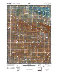 McCausland Iowa Historical topographic map, 1:24000 scale, 7.5 X 7.5 Minute, Year 2010