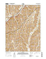 McClelland Iowa Current topographic map, 1:24000 scale, 7.5 X 7.5 Minute, Year 2015