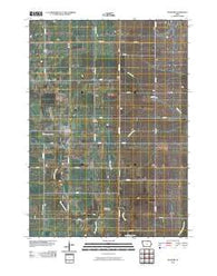 McIntire Iowa Historical topographic map, 1:24000 scale, 7.5 X 7.5 Minute, Year 2010