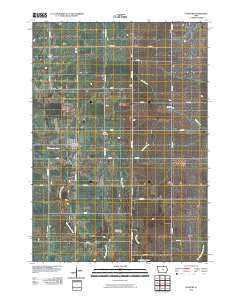 McIntire Iowa Historical topographic map, 1:24000 scale, 7.5 X 7.5 Minute, Year 2010