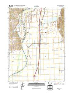 McPaul Iowa Historical topographic map, 1:24000 scale, 7.5 X 7.5 Minute, Year 2013