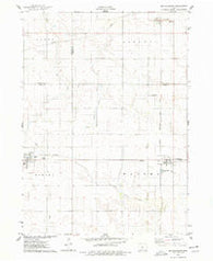 Mc Callsburg Iowa Historical topographic map, 1:24000 scale, 7.5 X 7.5 Minute, Year 1975