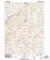 Mc Clelland Iowa Historical topographic map, 1:24000 scale, 7.5 X 7.5 Minute, Year 1994