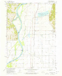 Mc Paul Iowa Historical topographic map, 1:24000 scale, 7.5 X 7.5 Minute, Year 1966