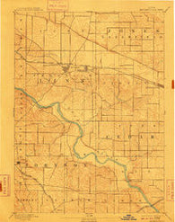 Mechanicsville Iowa Historical topographic map, 1:62500 scale, 15 X 15 Minute, Year 1894